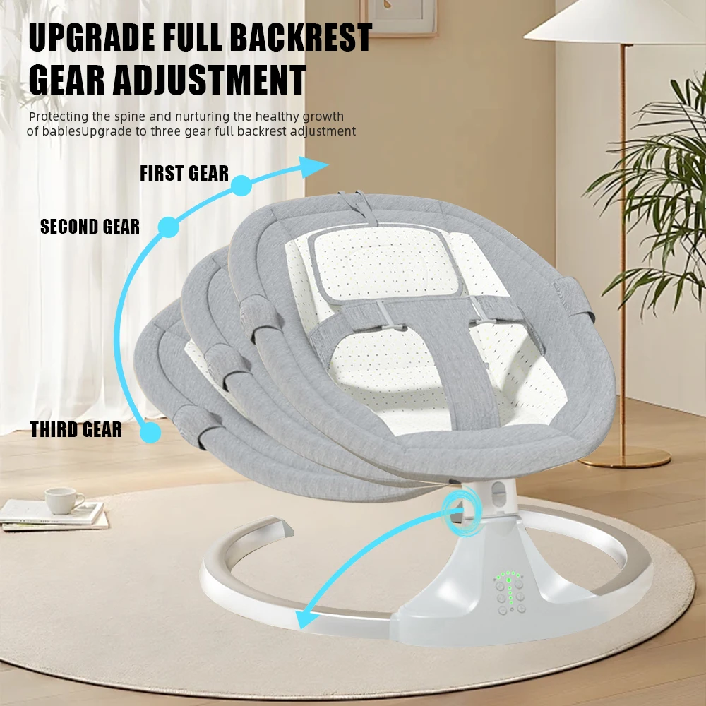 Baby Elektrische Schommelstoel Pasgeborenen Slapen Wieg Bed Kind Comfort Stoel Ligstoel Voor Baby Baby Bed 0-18 Maanden