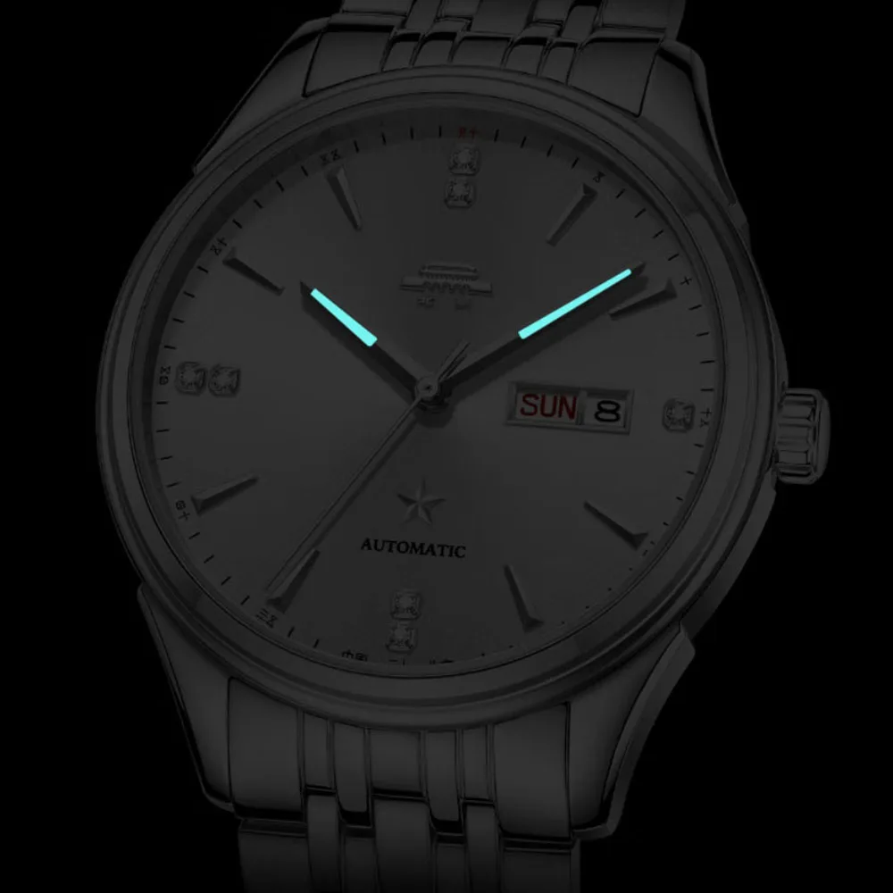 Beijing Watch watch automatic leather watch strap skeleton watch for men waterproof watch automatic men's watch watch for men au