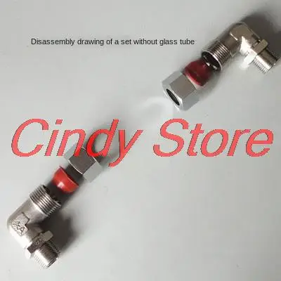 Cork water level gauge 3 branch glass tube elbow steam generator boiler water level elbow water steam tube tube steaming