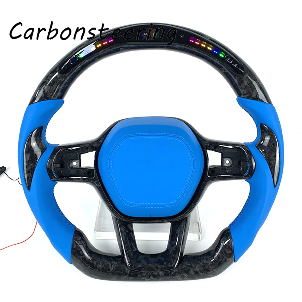 

Cars accessories for Honda Customized LED Rpm display forged carbon fiber steering wheel for 11th Civic 2022-2024 CRV HRV Acura