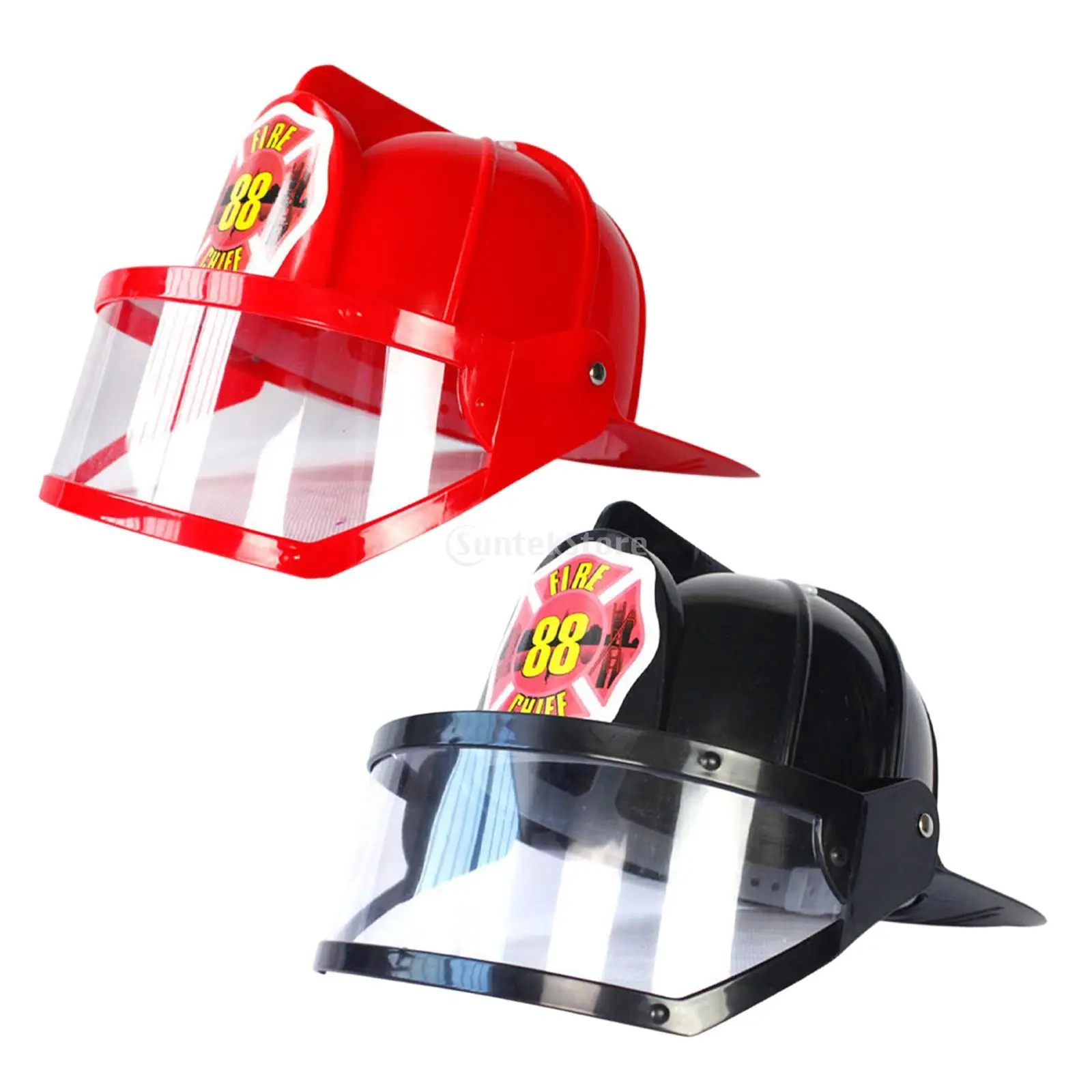 Kids Fireman Hat Trendy Party Gear Boy Girl Fire Safety Cap for Children Firefighting Helmet Fire Hat Sturdy