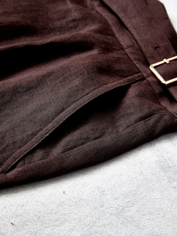 Damen 2025, Frühling und Sommer, lockere Cargohose, Perlenkette, Schnürung, lässige lange Hose