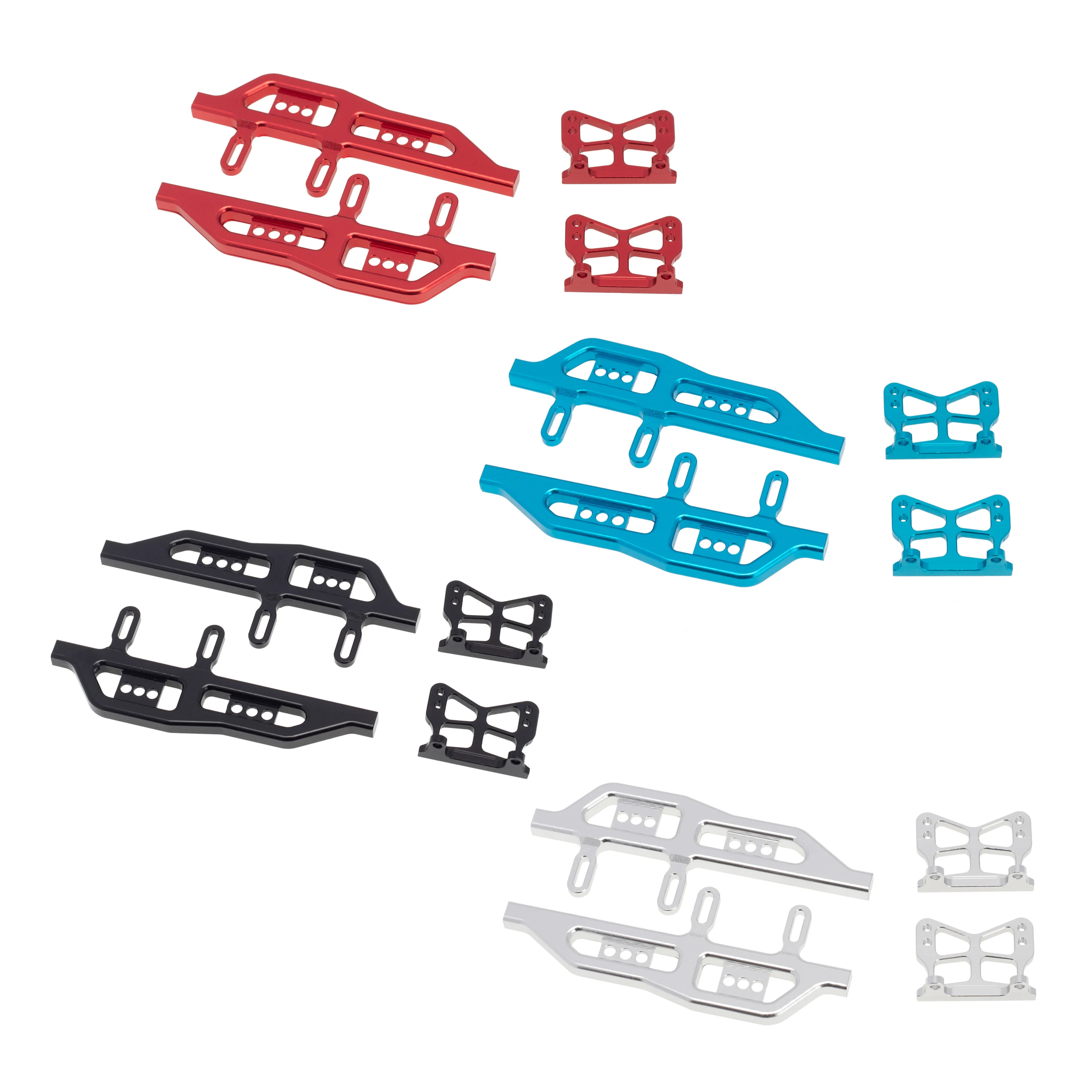 

MEUS 1/24 Scale Model Car Parts Metal Side Pedals Frame Pedal 1 Set for Axial SCX24 90081