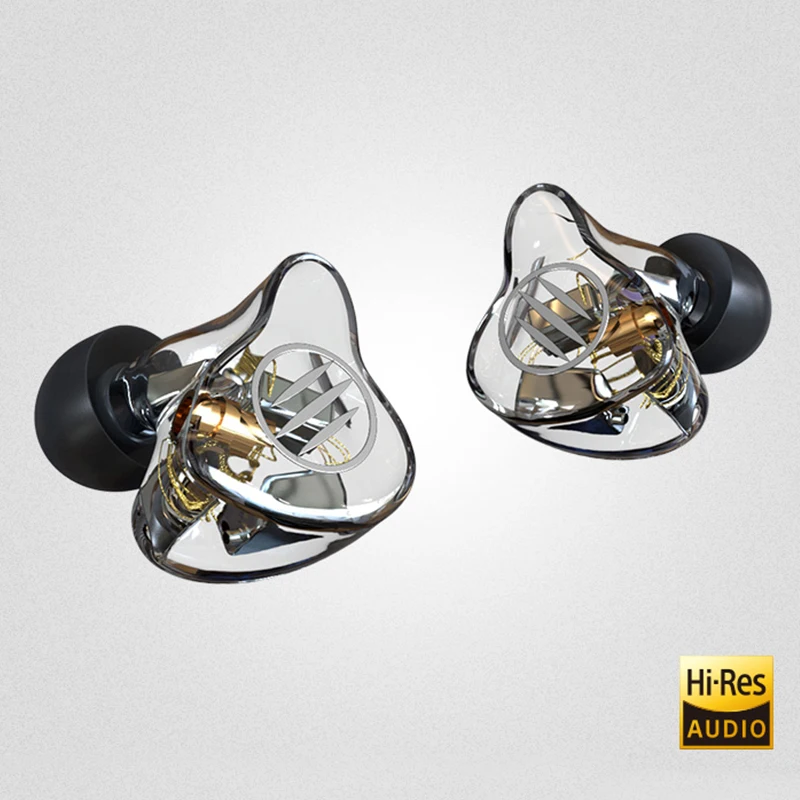 Наушники BGVP DM7 6BA Knowles Sonion Drive Unit HiFi, монитор высокого разрешения, настраиваемый IEM со съемными кабелями MMCX, басы