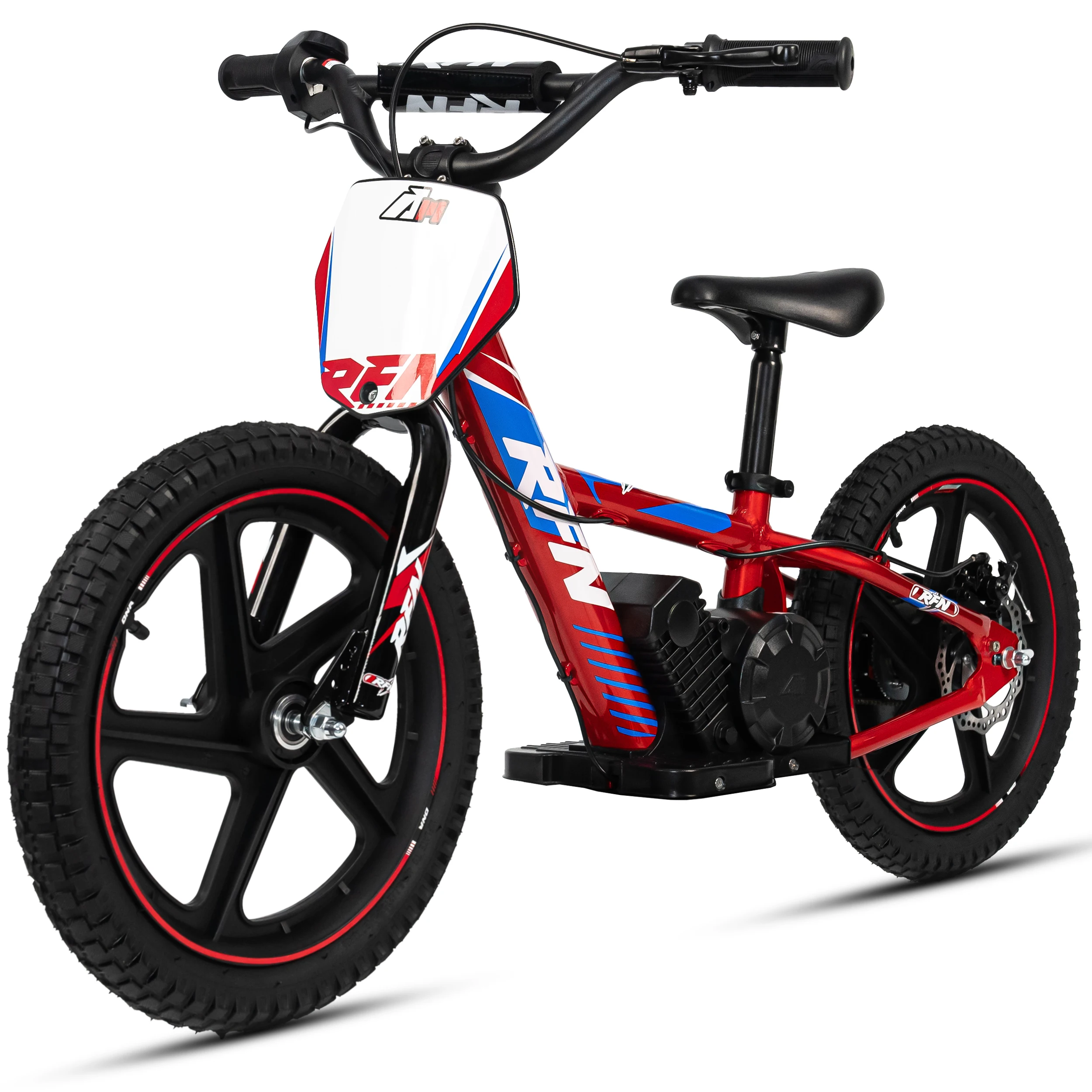 Elektrisches Kinder-E-Bike 24V 124,8Wh Elektro-Fahrrad, 19 km/h E-Bike mit 16 Zoll All-Terrain-Reifen, Motorrad Jungen Mädchen
