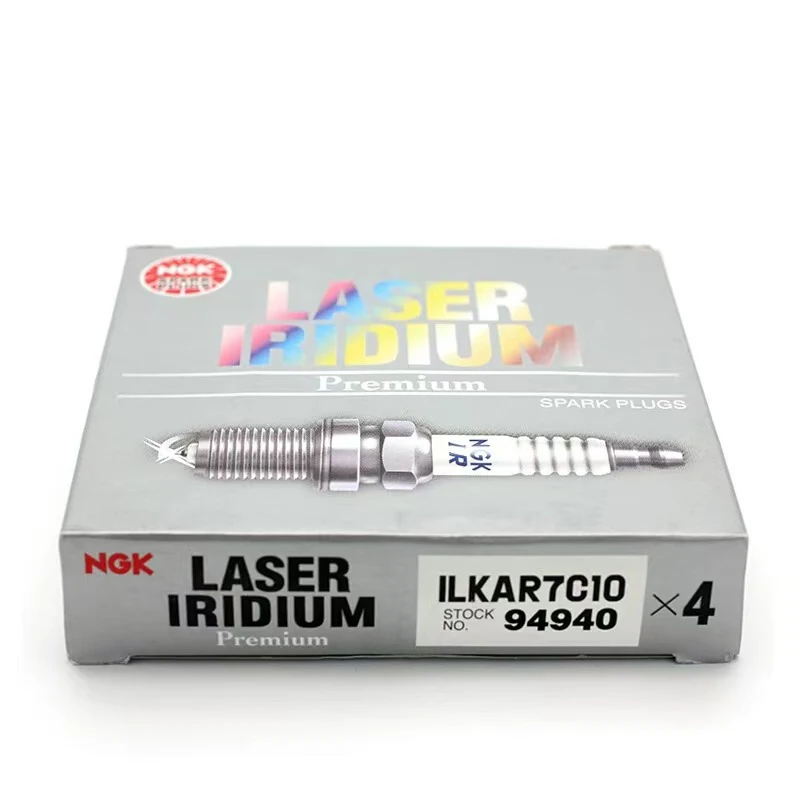 

4Pcs 94940 ILKAR7C10 NGK Iridium Spark Plug for LAND ROVER DISCOVERY RANGE ROVER SPORT 5.0 2009-2019 JAGUAR F-TYPE XF XJ XK 5.0L