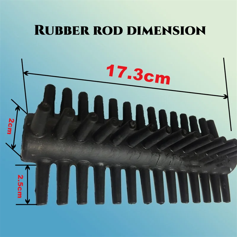 Rubber Rods for Flower Thorn Removing Machine, High Quality,Resilient Gear Tooth, Protect Flower Stem, Ultimate Tensile Strength