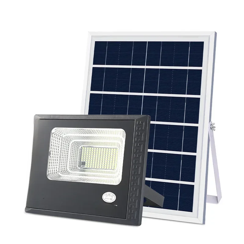 30-500W 4000mAh Solarne światła powodziowe Zasilany zdalnie reflektor Zewnętrzna wodoodporna lampa uliczna IP67 Villa Regulowany kąt — 2