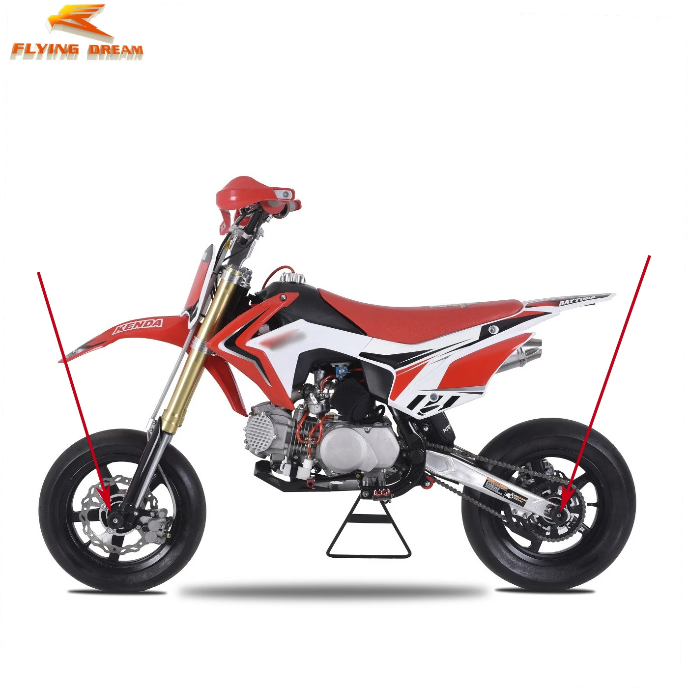 Motard GP Wheel Axle Crash Protection Nylon Front and Rear Hub Protector for Street Motorcycles