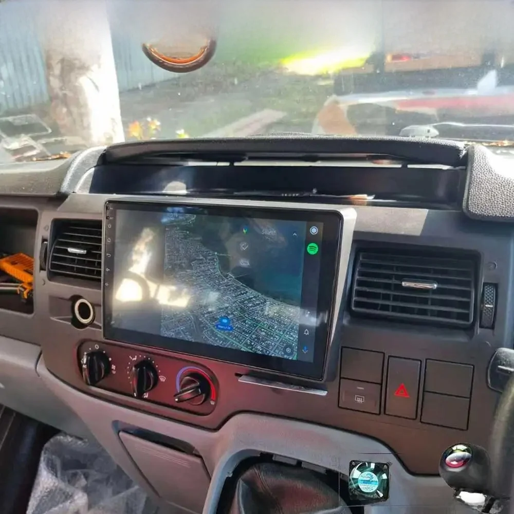 Voor Ford Transit 2007-2013 4-64 GB Draadloze Carplay Android Auto Android 13 Autoradio Radio GPS Wifi - afbeelding 2