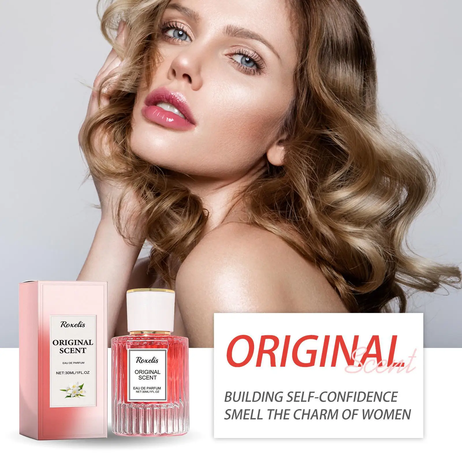 Roxelis 30ml פרפיום יסמין פרמון ארוך טווח ריח גוף שיער פרחוני יומי דייטים מושך פרפיום מתנות