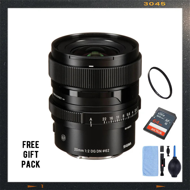 

Sigma 20mm F2 DG DN Contemporary lens