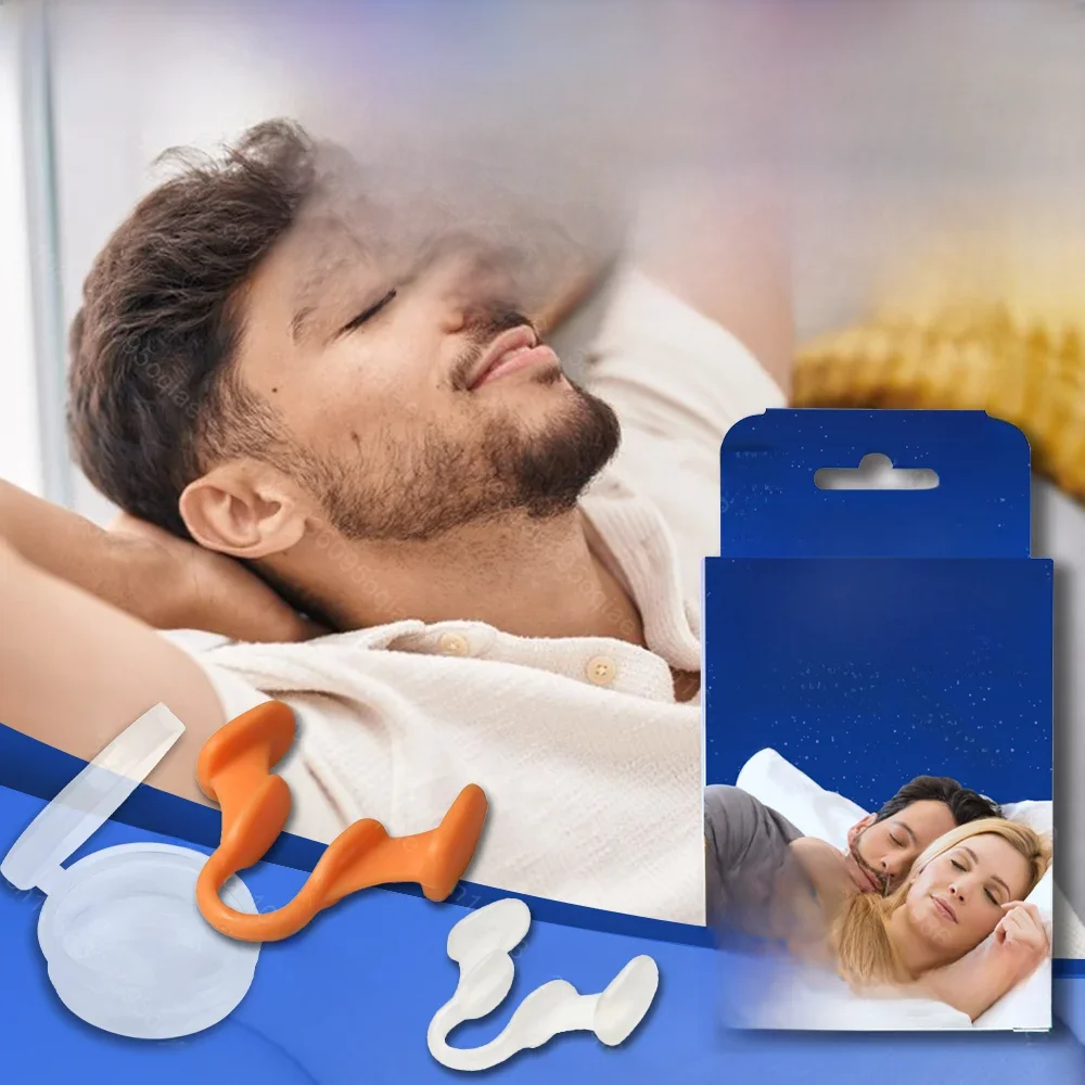 Anti ronco dilatador nasal, Pare de ronco Silicone nariz clip, Sport Easy Breath Nasal Clip,