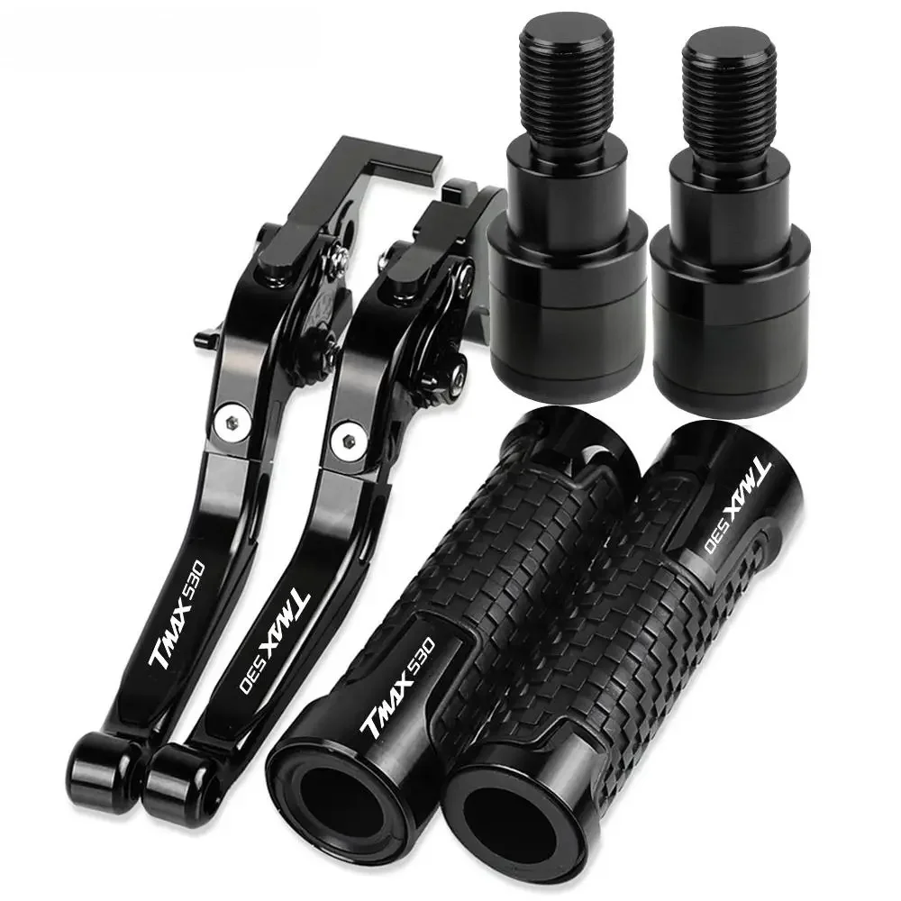 Leviers d'embrayage de frein CNC pour moto, poignées de guidon, extrémités de poignée, YAMAHA T MAX, TPrévention 530, SX, TMAX 530, DX, 2017-2023