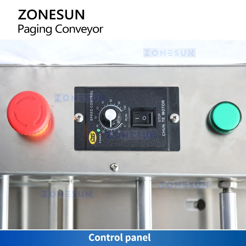 ZONESUN ZS-CS350 Automatic Conveyor Machine with Bag/Paper/Card Paging Machine Packaging Machine Equipment