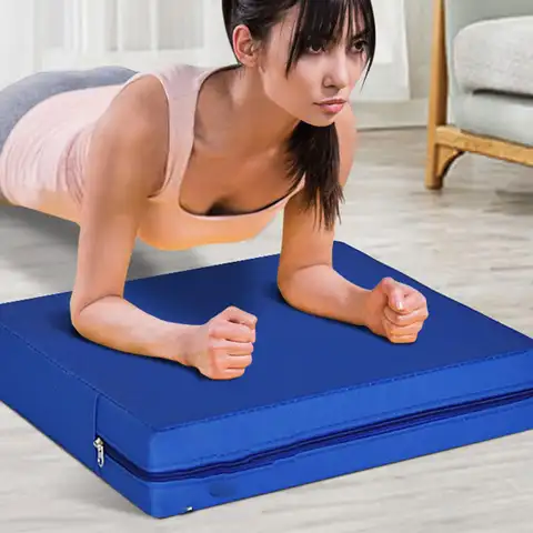 체육관 밸런스 패드 발목 운동 피트니스 보드 PU 가죽 밸런스 쿠션 요가 매트 폼 운동 패드 근력 훈련용