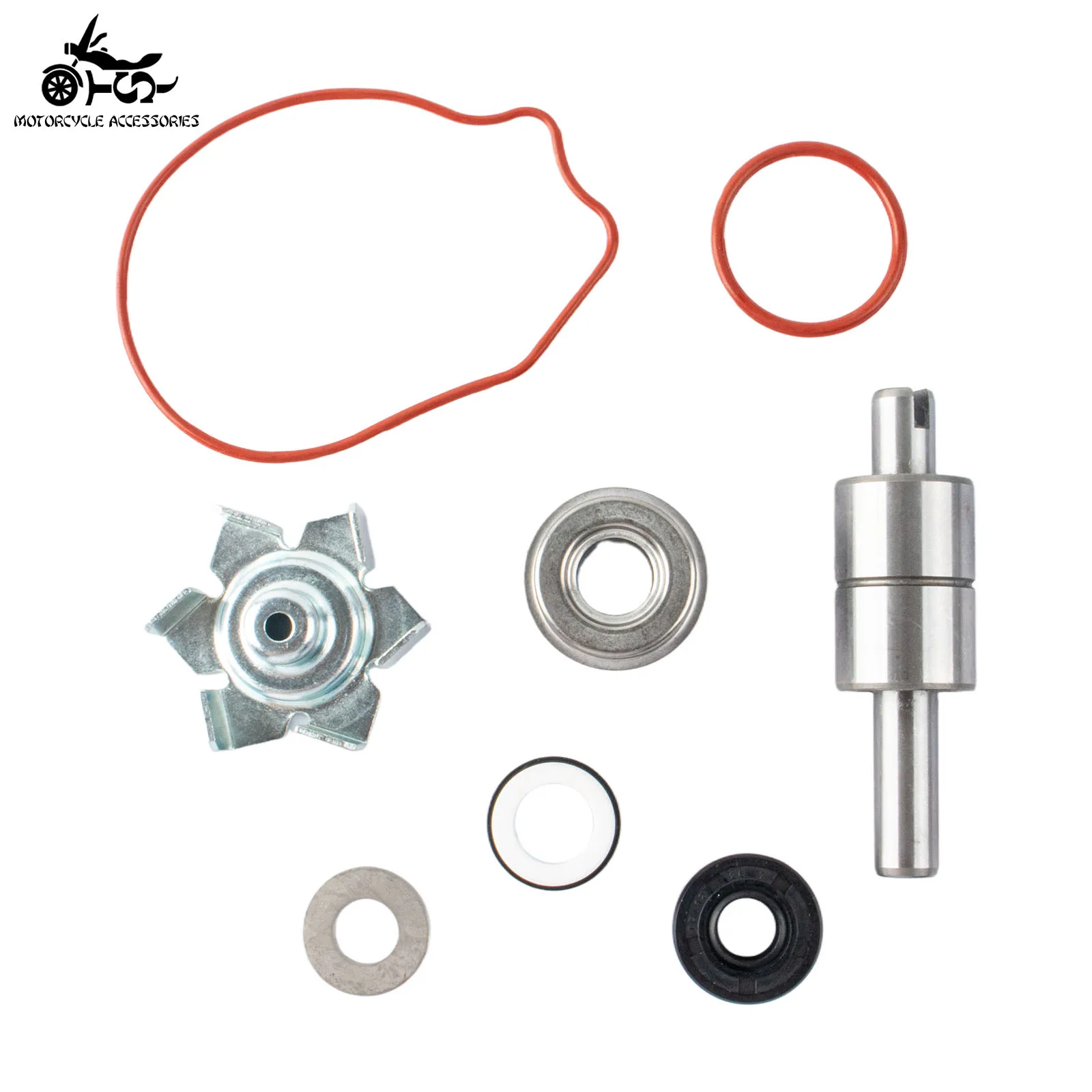 SJ Motorcycle Water Pump Repair Kit For Honda XL600V Transalp 1988-1999 XRV650 Africa Twin 88-89 NV600 Shadow 19200-MN8-010 view 2