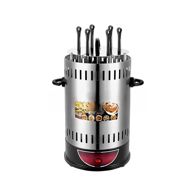 Four à brochettes électrique en tissu, barbecue rotatif automatique sans fumée, électromécanique, marmite à barbecue domestique