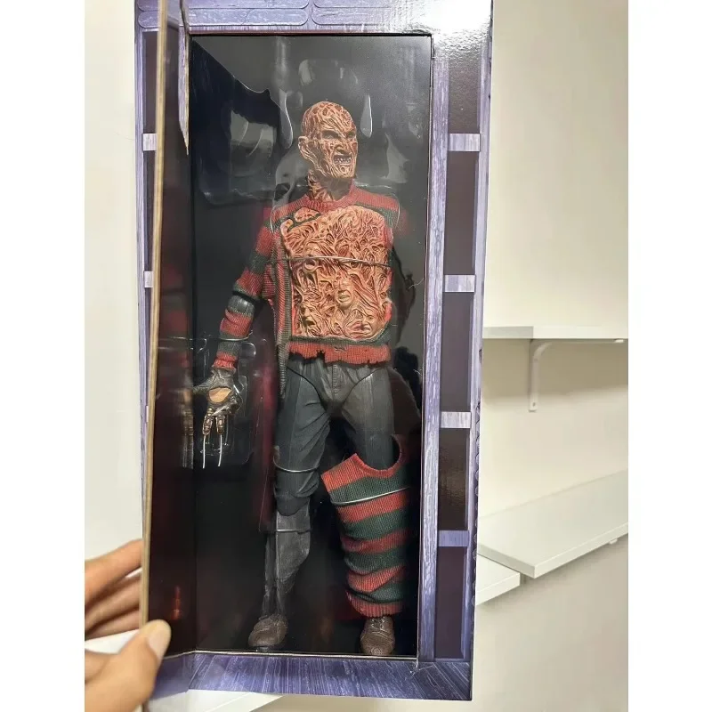 1/4 Nightmare Ghost Street Fredy Revenge Bewegliche Gelenk Action Figure 45 cm Teufel Austauschbare Trägt Modell Spielzeug Sammeln Ornamente