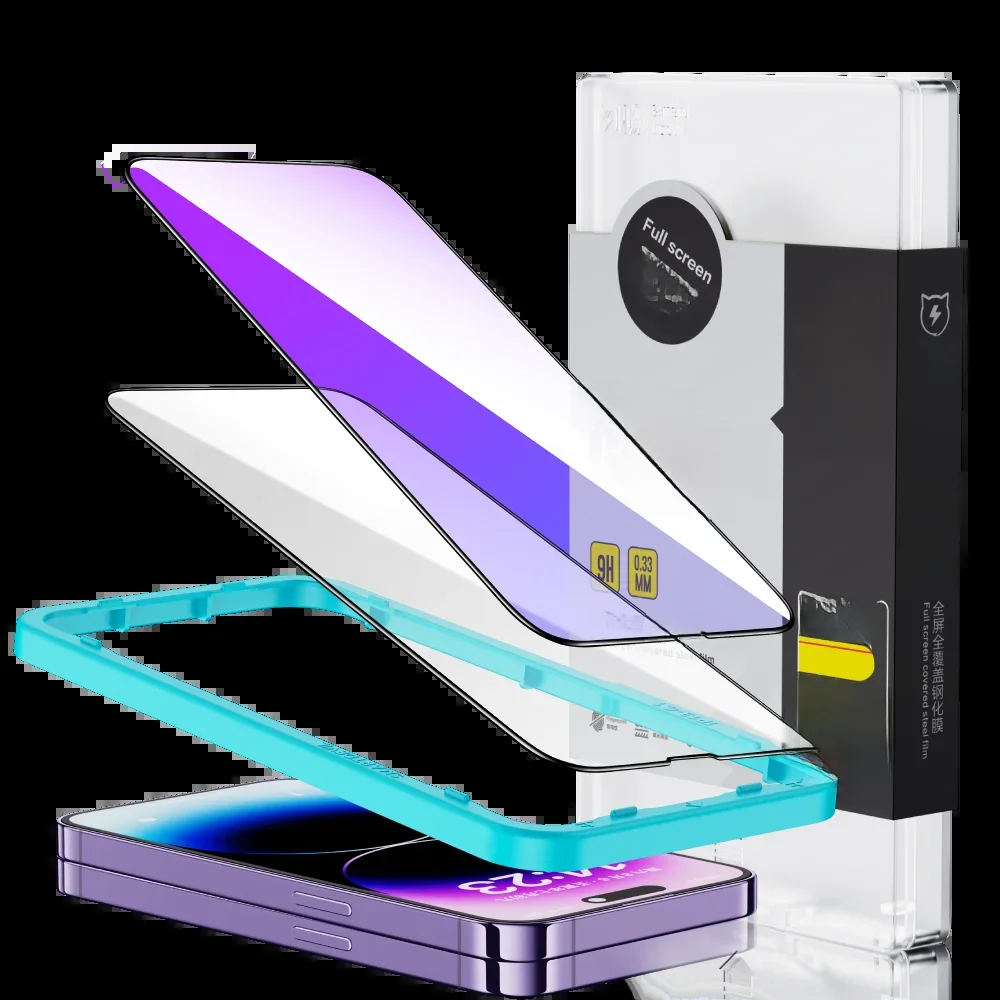 SmartDevil dla iPhone 15 14 Pełna osłona ze szkła hartowanego dla iPhone 15 Pro Max 14 Pro 13 12 mini 11 XR HD Screen Protector — zdjęcie produktu 7