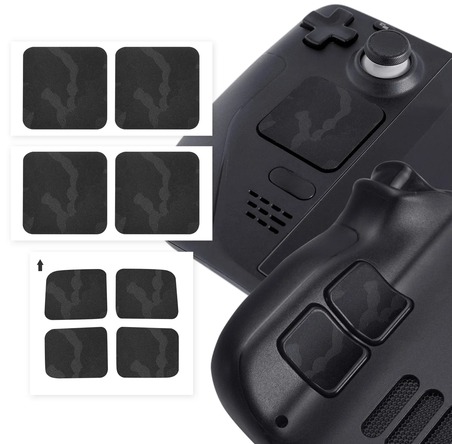 8 sztuk TALONGAMES Przycisk hosta Naklejki na touchpad do Steam Deck / wersja OLED Odporne na zużycie naklejki chroniące przed zarysowaniami — zdjęcie produktu 7