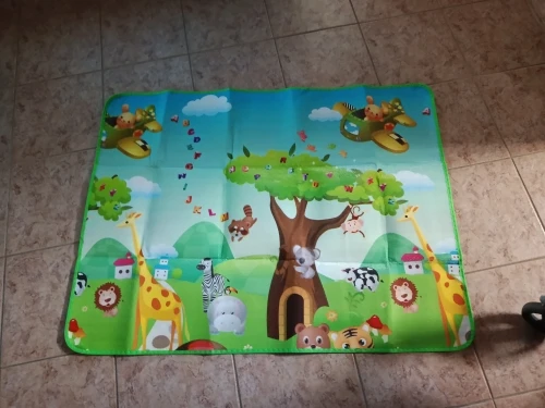 Kids Crawling Mats Baby Play Mat EPE Activity Gym Carpet Baby Game Carpet for Children Rug Floor Newborns Eva Foam Toys 120*90cm photo review