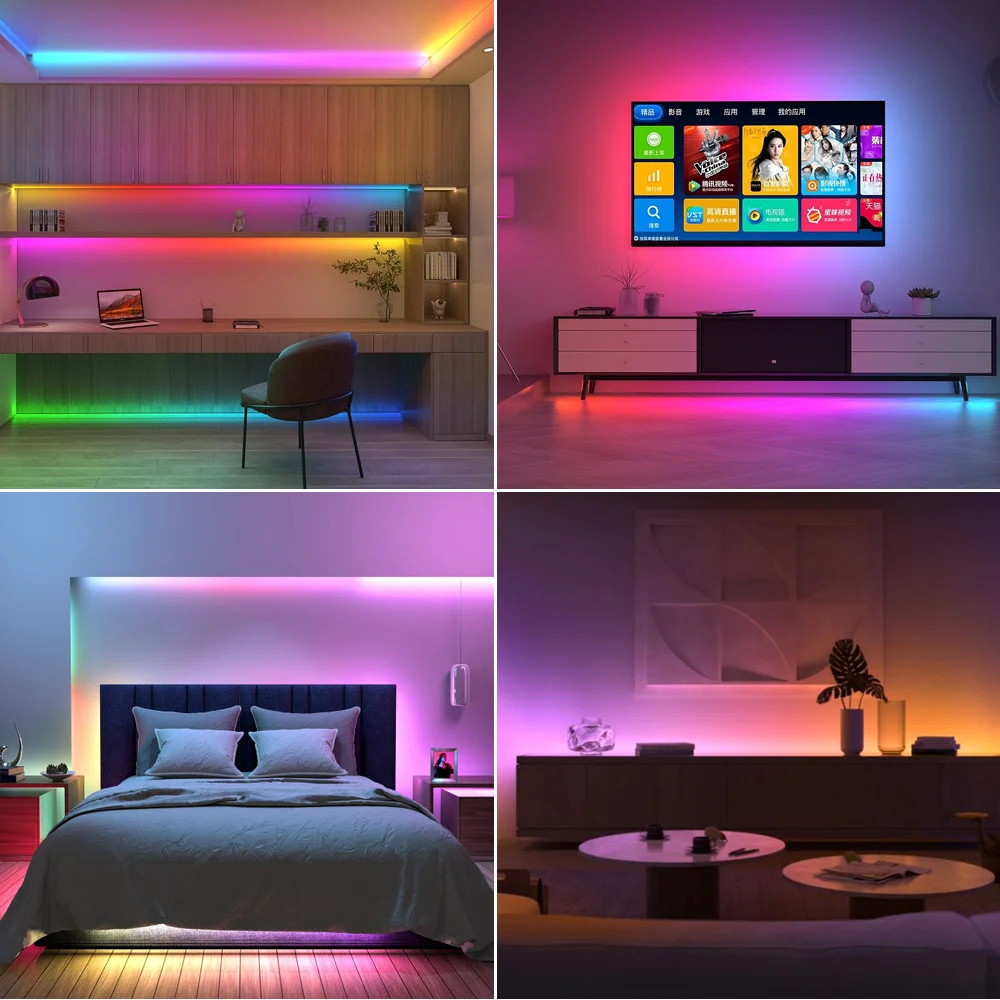 5V Pixel COB LED Strip For Room Decoration WS2812B Addressable RGB SPI 160Pixel/m 10mm 5V Dream Color LED Tape Dimmable