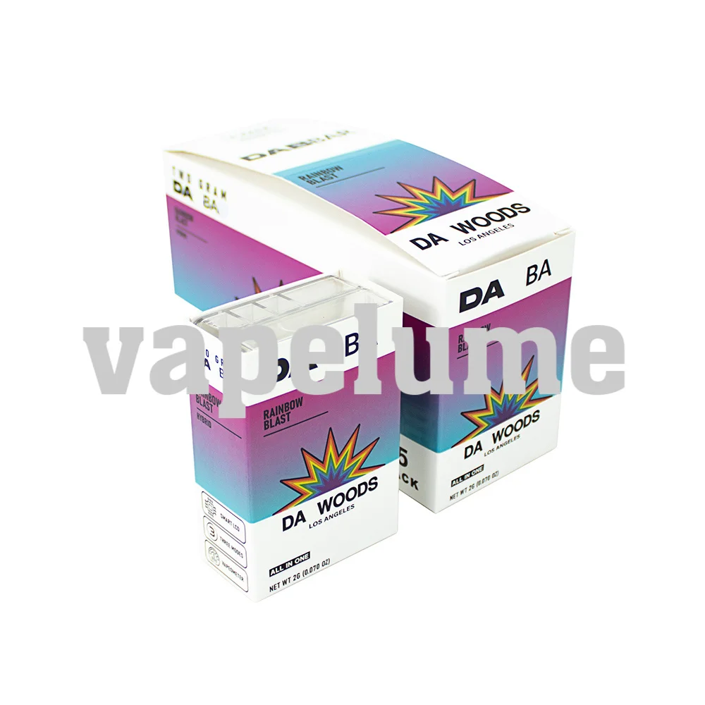 2 مللي مبخر Dabwoods الفارغ USB تهمة Dabbar السجائر الإلكترونية القرون خراطيش بطارية صندوق تخزين أكريليك حاوية الورق مخصص #6