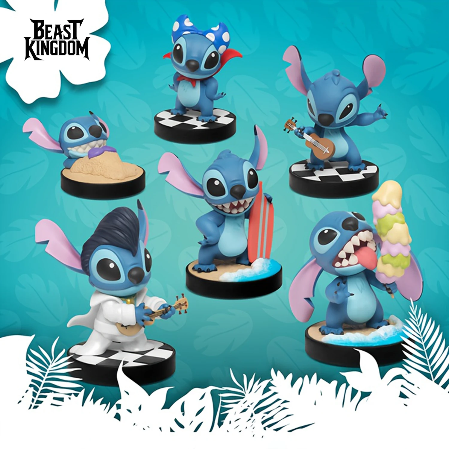 

[Beast Kingdom], MEA-031 Stitch Series Blind Box, Random Style per Box, 1 Desktop Figure Ornament, Ideal as a Gift.