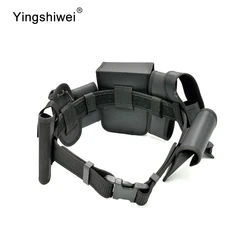 Yingshiwei YSW-035 náilon colete de segurança guarda segurança ao ar livre ajustável pesada aplicação da lei 10 corpo cam acessórios cinto dever