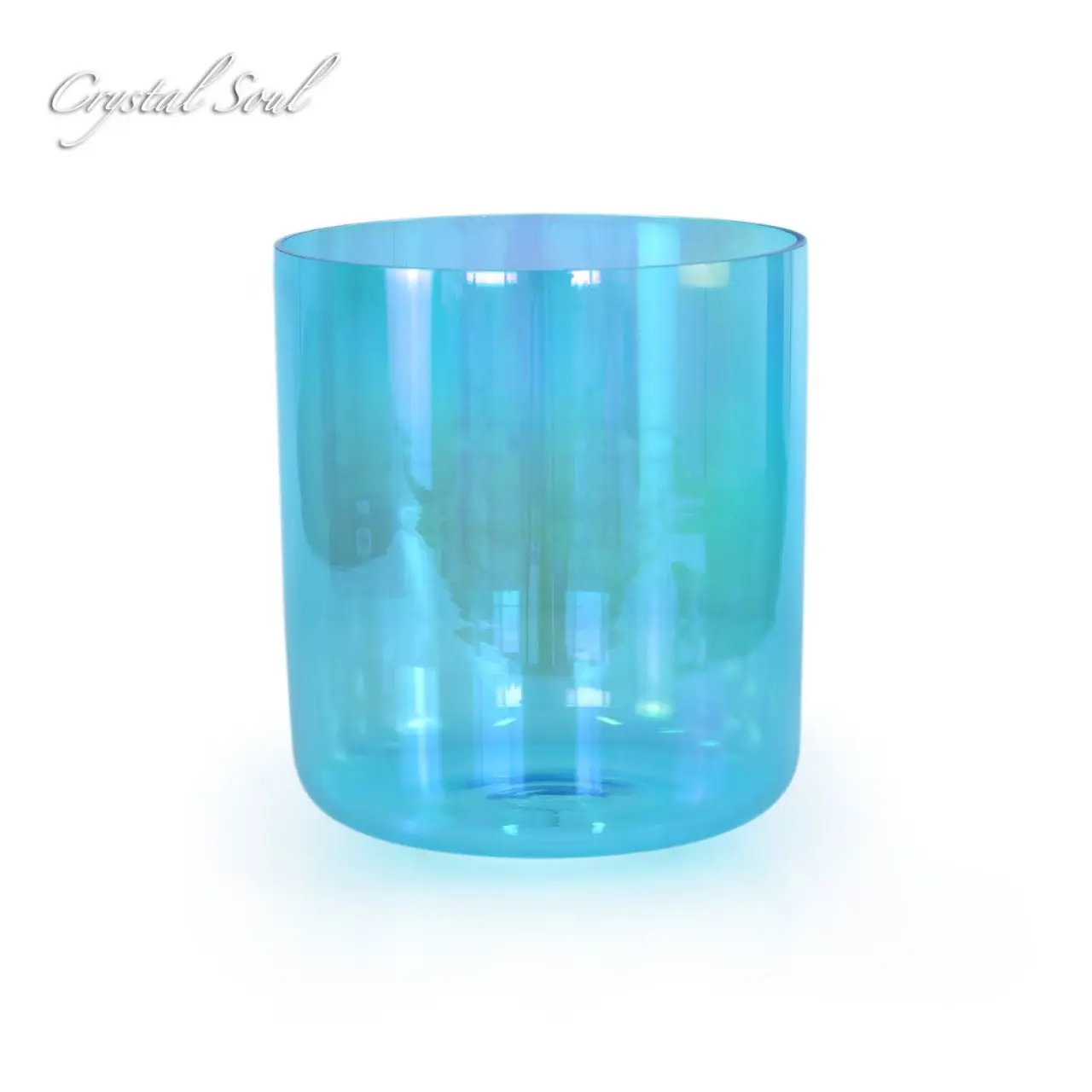 

azure Crystal Singing Bowl Yoga Stress Reducing Ode Bowl Percussion Crystal Music Bowl