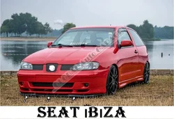 For Seat Ibiza MK2 MK3 CUPRA R FRONT SPOILER BUMPER LIP Euro Spoiler Lip Universal 3 pcs Body Kit Auto Car Accessory Sport Lip