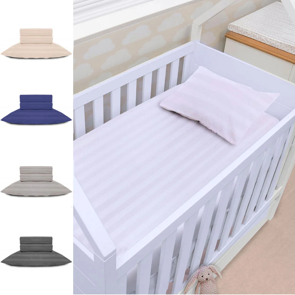 Bed Sheet Bed Set for Baby Crib 100 Cotton Percal 300 Yarn Premium 60x130cm - BF Mattrees