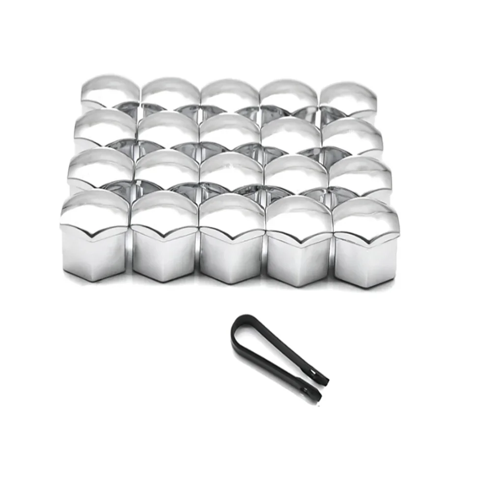 20 peças tampas de porca de roda de carro proteção para peugeot rcz 206 207 208 301 307 308 406 407