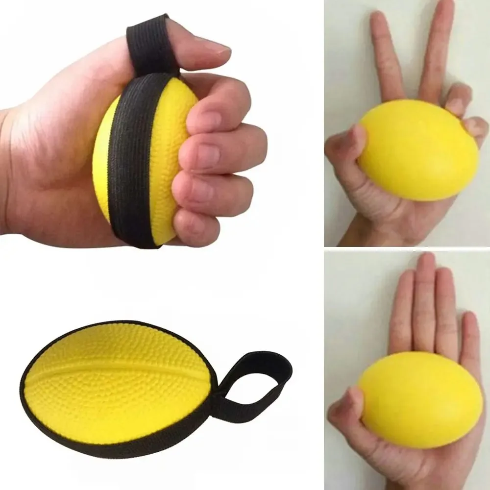 

1PC New Elasticity Sponge Yellow Hand Squeeze Ball Finger Strengthener Health Exercise for Arthritis Carpal Tunnel Massage Ball
