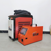 Mini Water Cooling Handheld 3-in-1 1500W Laser Welder Machine Fiber Laser Source Raycus Max BTW Metal Welding Cleaning Cutting