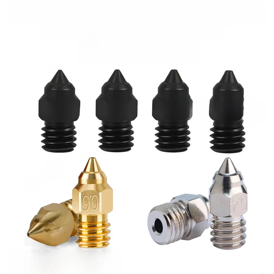 CR-6 SE Buse Cuivre Plaqué En Acier Dur En Laiton 3D Pièces D'imprimante Buses 0.4mm pour CR6 SE CR5 PRO Ender 3 l's pro CR10 V2 Ender 5
