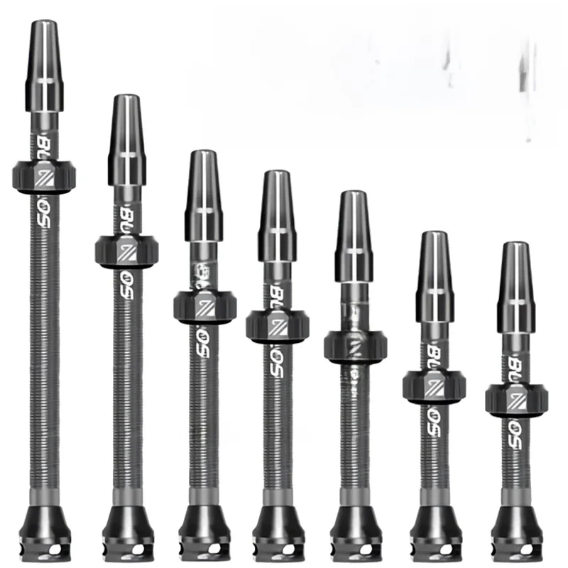 AliExpress BUCKLOS 40mm Tubeless Bike Valves 44mm Road Bicycle Tubeless Presta Valves 60mm 80mm 100mm Aluminum