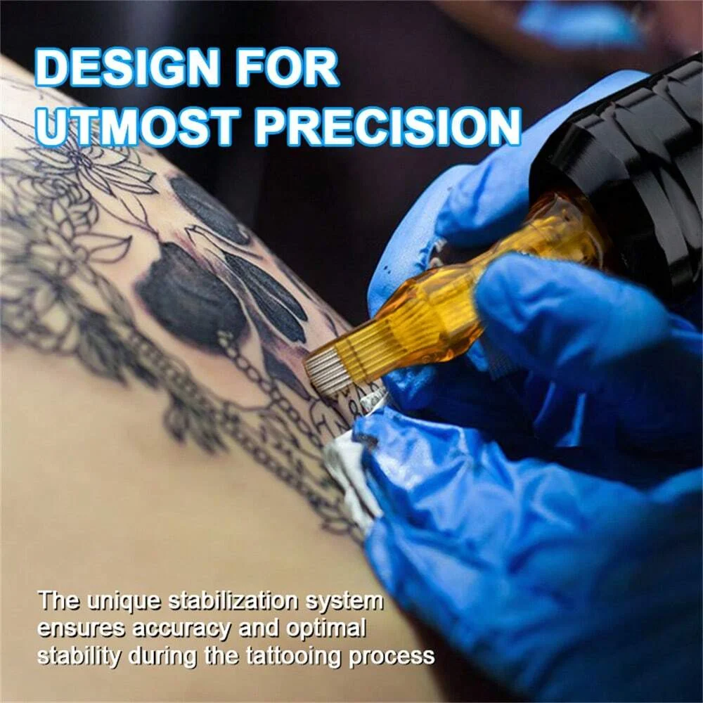20PCS Tattoo Cartridge Round Line Needle Disposable High Quality Sterile Professional  Tattoo Needles for Tattoo Pen Machine