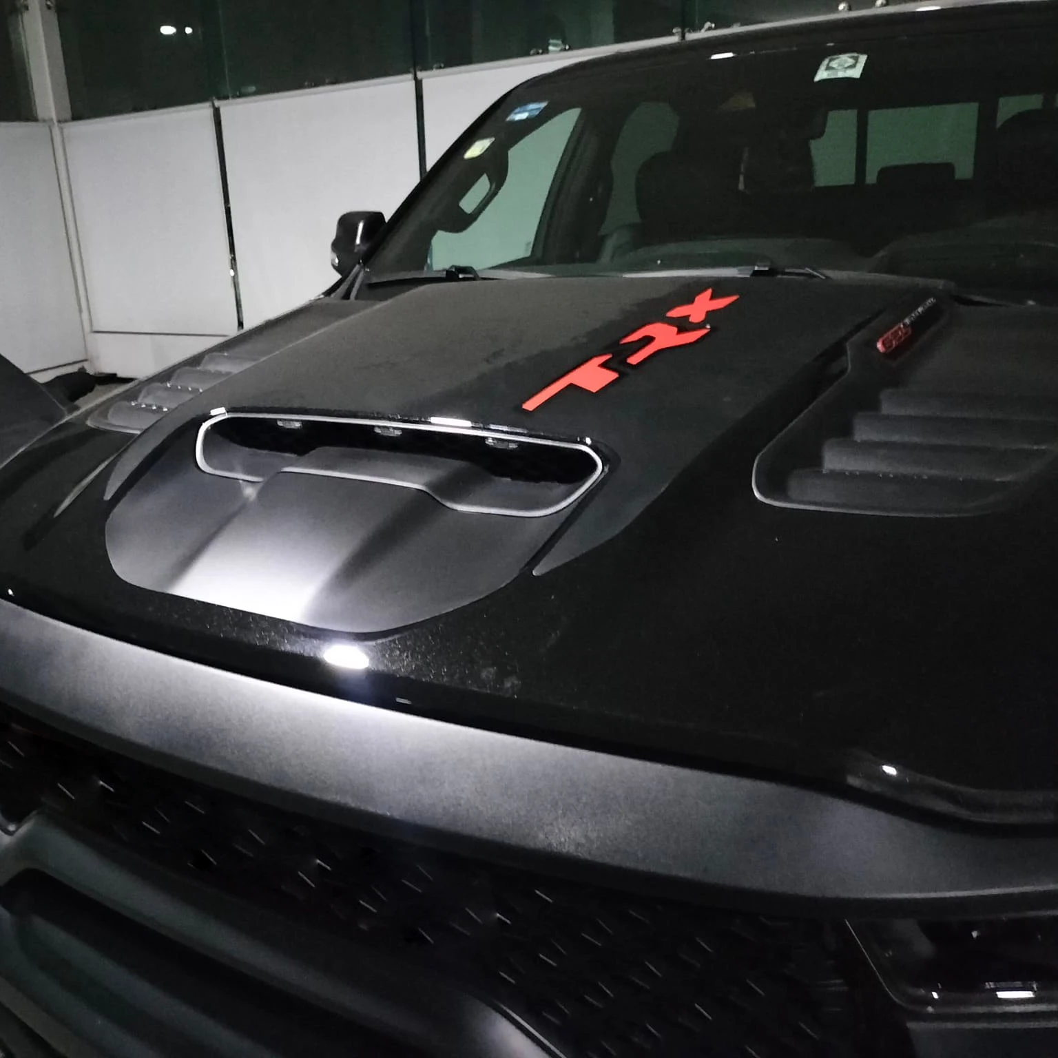 Vinyl Wrap Car Sticker for RAM 1500 TRX Hood Panel Dodge Ram TRX Hood Vinyl Decal Sticker 2021 2022 2023 Blackout Vinyl Stickers view 5