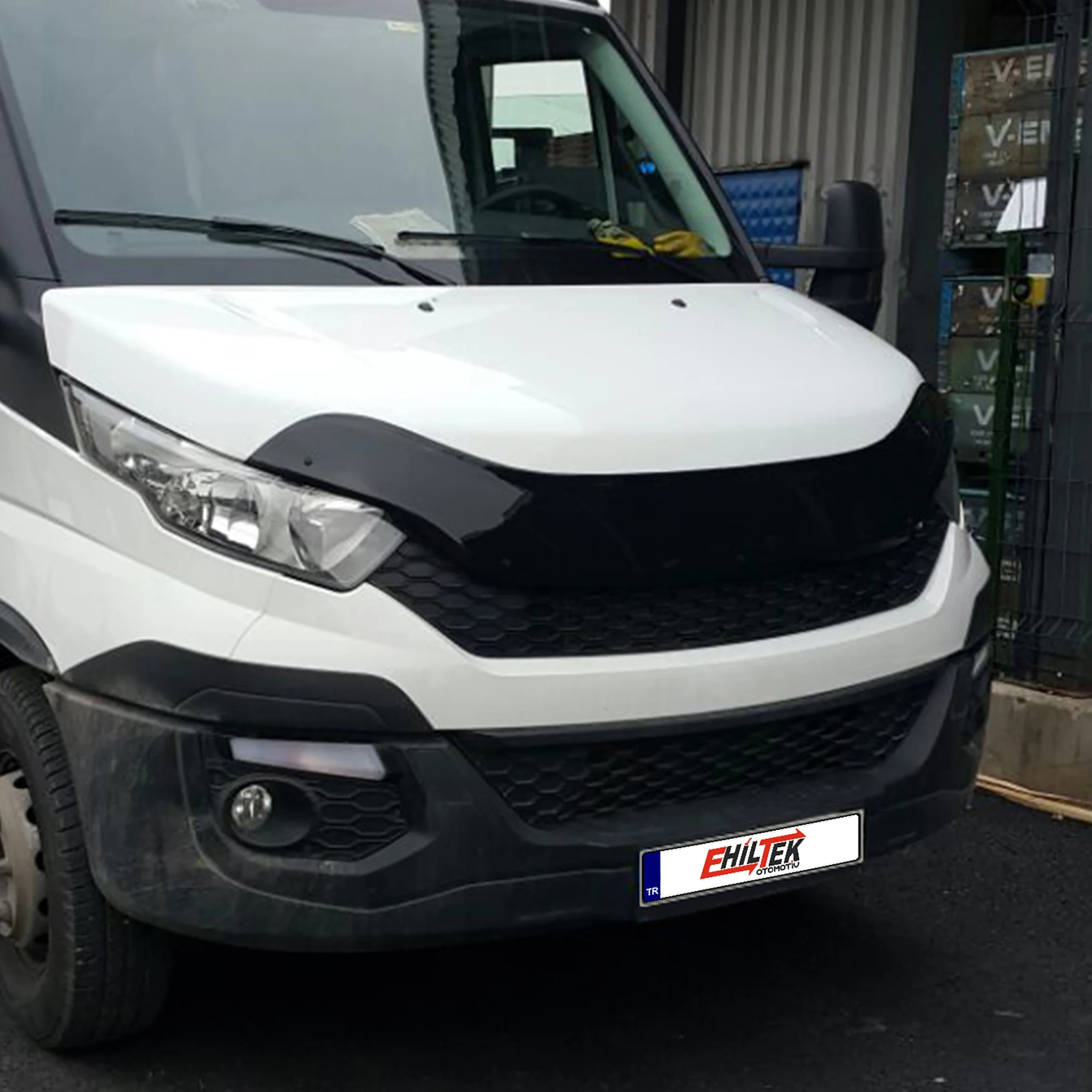 Protector Deflector de capó para Iveco Daily (2014-2019), Protector contra insectos, 4 mm de grosor y material ultraduradero