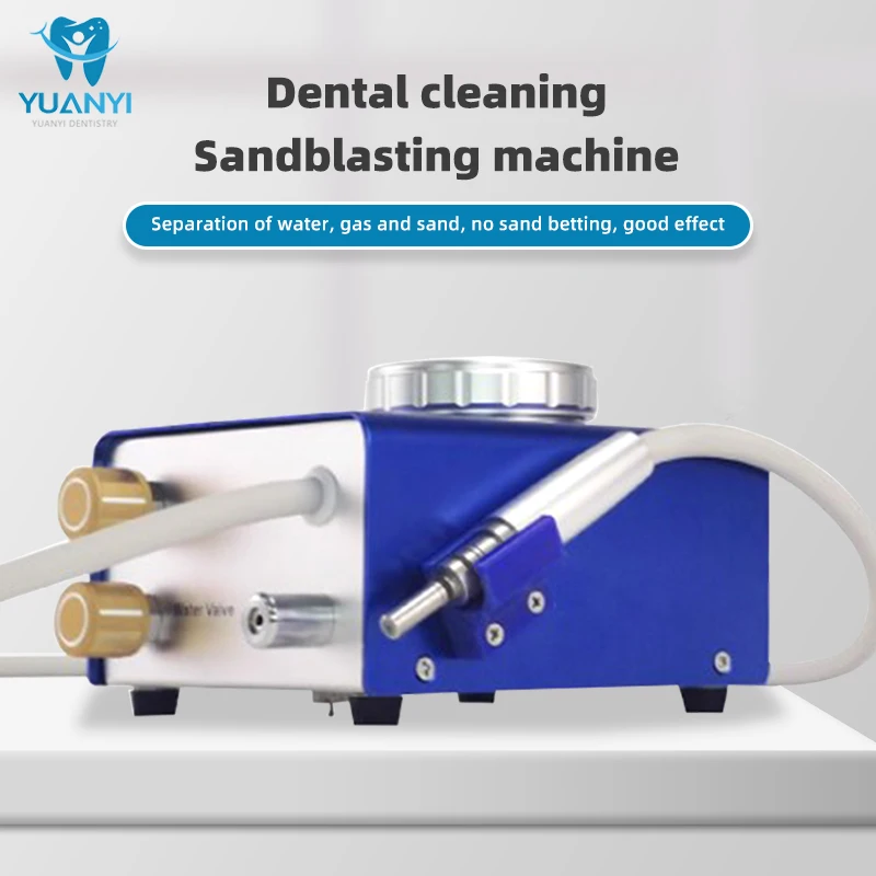 Dental Teeth Cleaning Sandblasting Lab Teeth Whitening Cleaning Air Water Prophy Polishing Sandblasting Machine Cleaning Machine