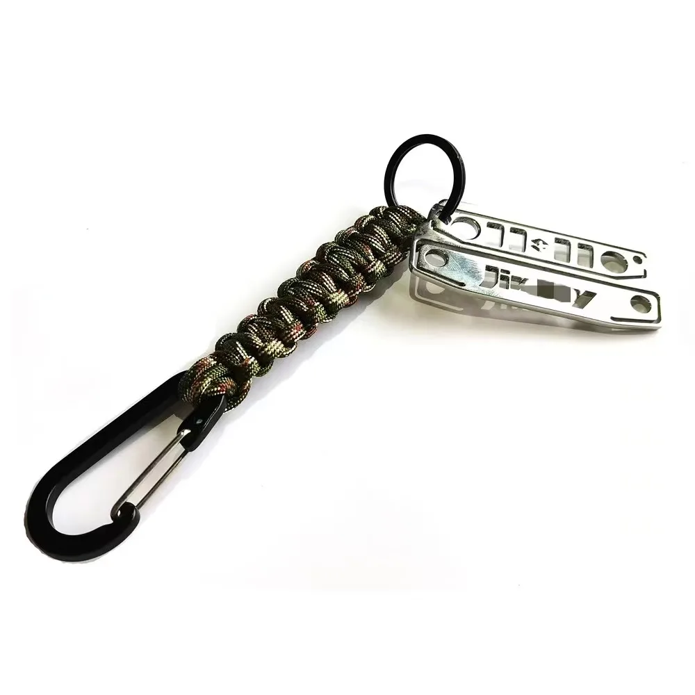 Car Stainless Steel Keychain Ring Key Chain Keyring For 1998-2021 Suzuki Jimny JB43 JB23 JB74w JB64 Accessories