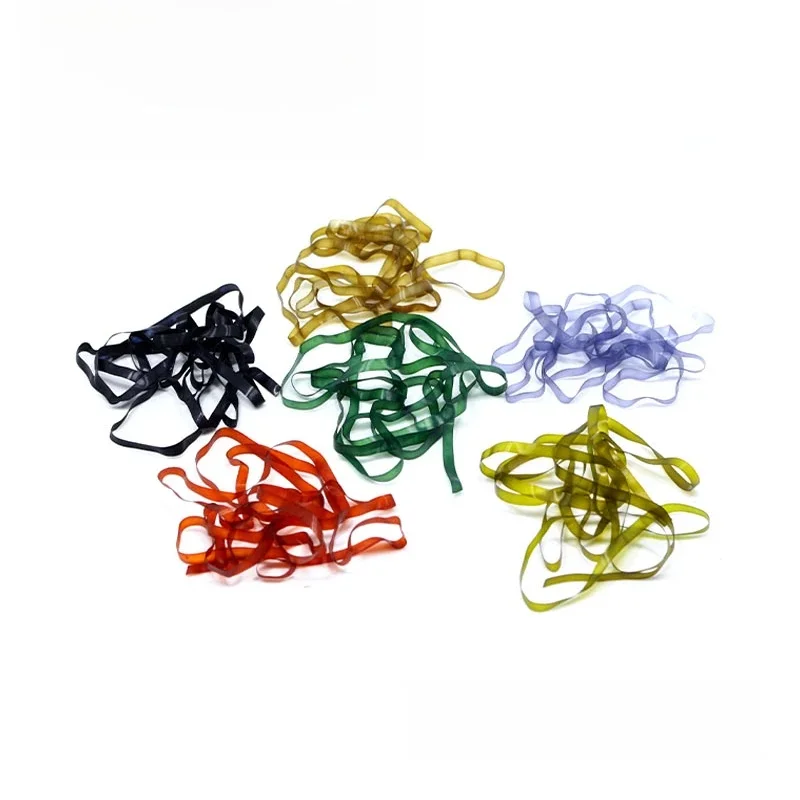 Ruban de support nymphe de 4 mètres/sac de 3mm de large, matériaux de liaison de mouche à peau fine, bandes d'enveloppe de corps de mouche de dragon de pierre