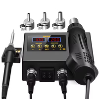 8898 Soldering Station 2 in 1 Hot Air Gun Digital Display Welding Rework For Cell-Phone BGA SMD PCB IC Repair Solder Iron Tools