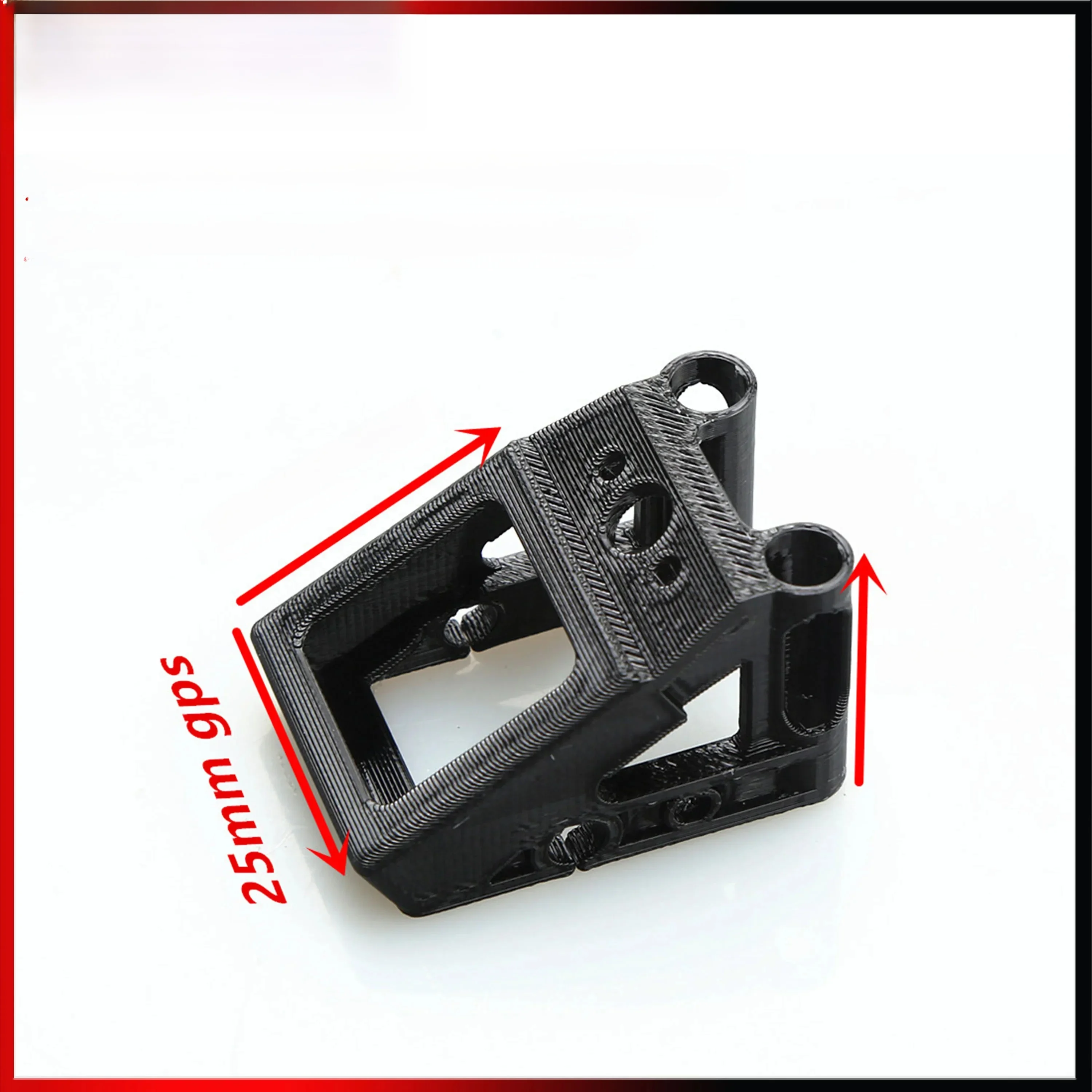 MARK4 5/6/7/8 pouces support d'impression d'antenne GPS support d'antenne en forme de T siège de support fixe pour siège d'antenne GPS 20MM Drone FPV