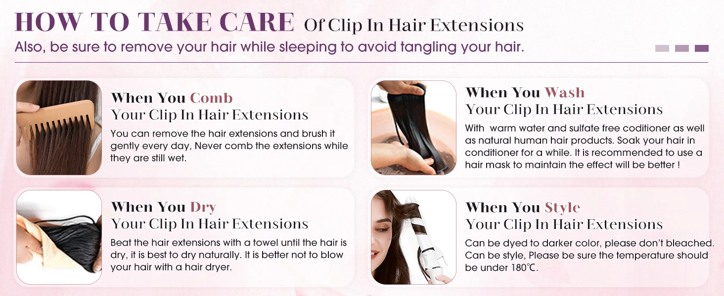 Clip In Human Hair Extensions 1 Piece 5 Clips 3/4 Full Head Clip On Remy Hair Extension Natural Color One-Piece Clip Ins