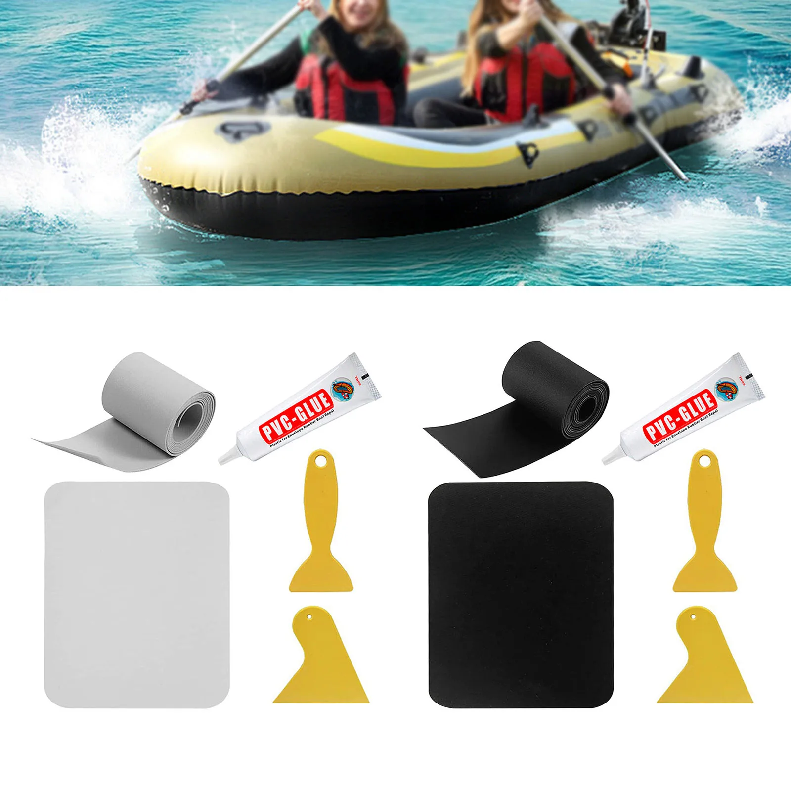 

Водонепроницаемая заплата для ремонта каяка для надувного спа-дивана, резиновая заплатка для плота, профессиональный надувной матрас, набор патчей, инструменты для ремонта бассейна