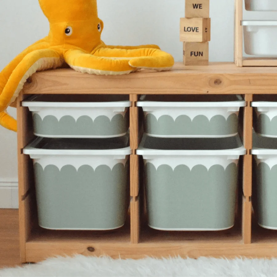 Multi specification storage boxes  scallop shaped decorative stickers  home partition storage boxes  miscellaneous storage baske