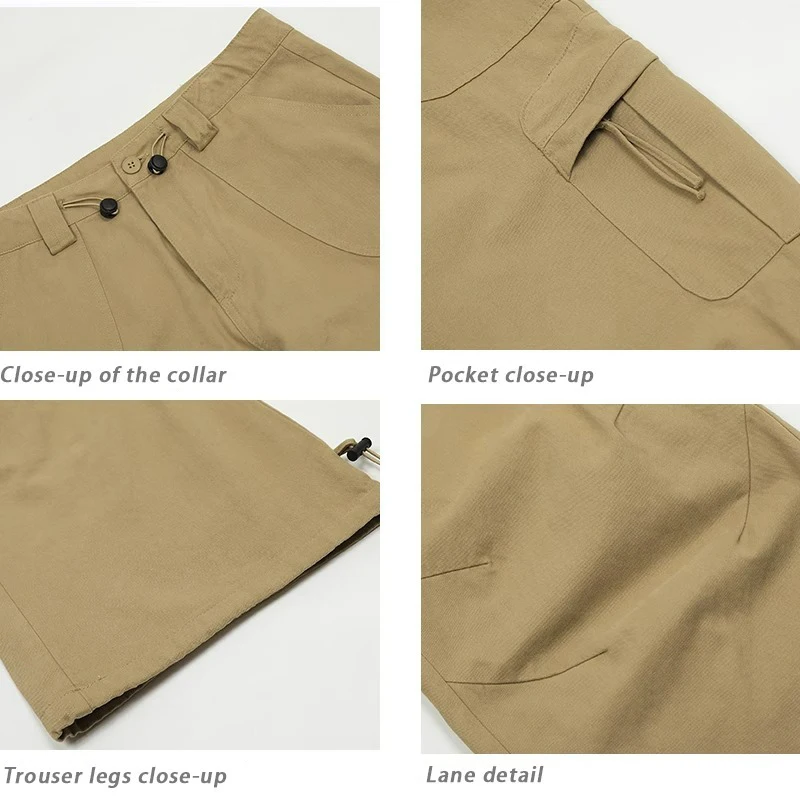 جيوب متعددة رجل البضائع السراويل بلون مستقيم واسعة الساقين Sweatpants رياضة رياضة الرباط السراويل خمر السراويل الفضفاضة